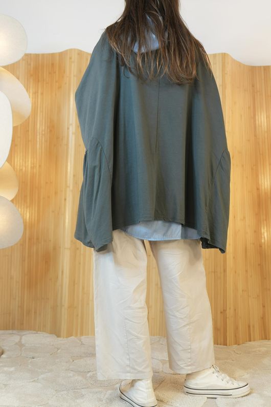 Super Smock Sweatshirt Charcoal /7=